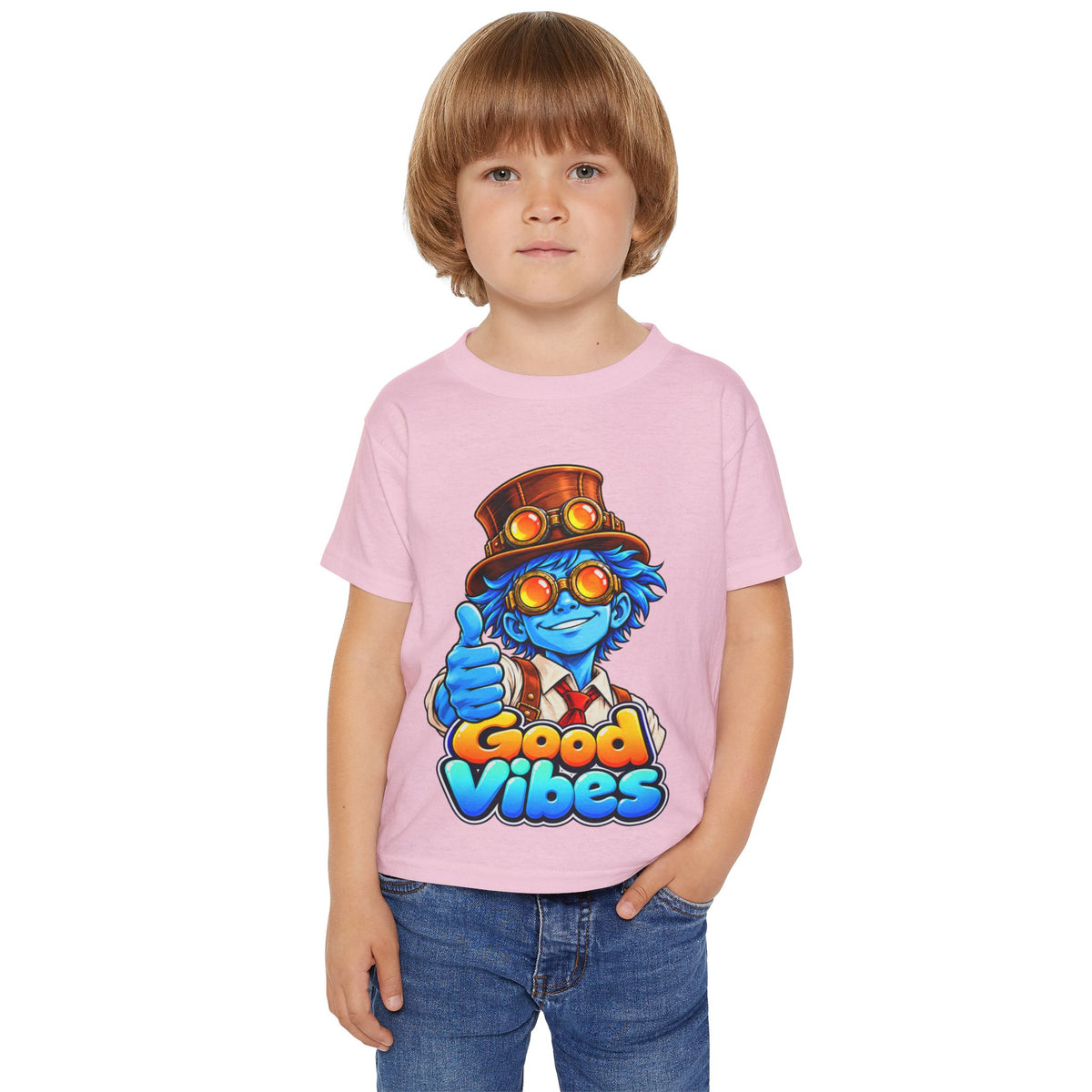 Good Vibes – Stay Curious Little Explorer Graphic Tee