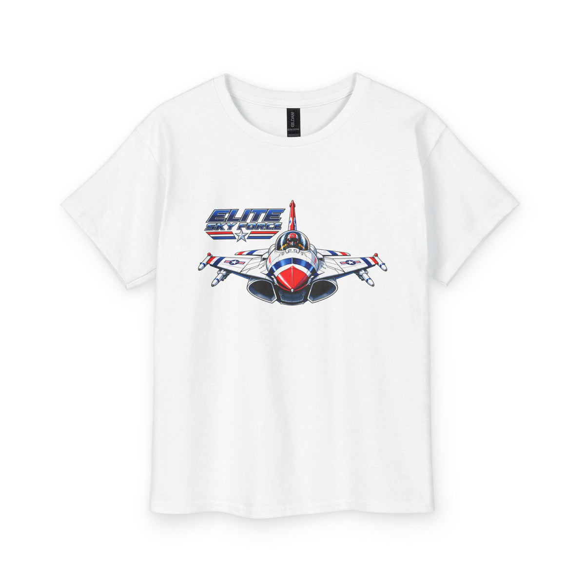 Youth Jet Fighter T‑Shirt — Airshow Plane Graphic Tee