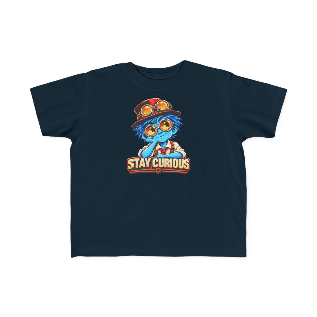 Stay Curious Toddler Tee — Cute Traveler Explorer Kids Shirt