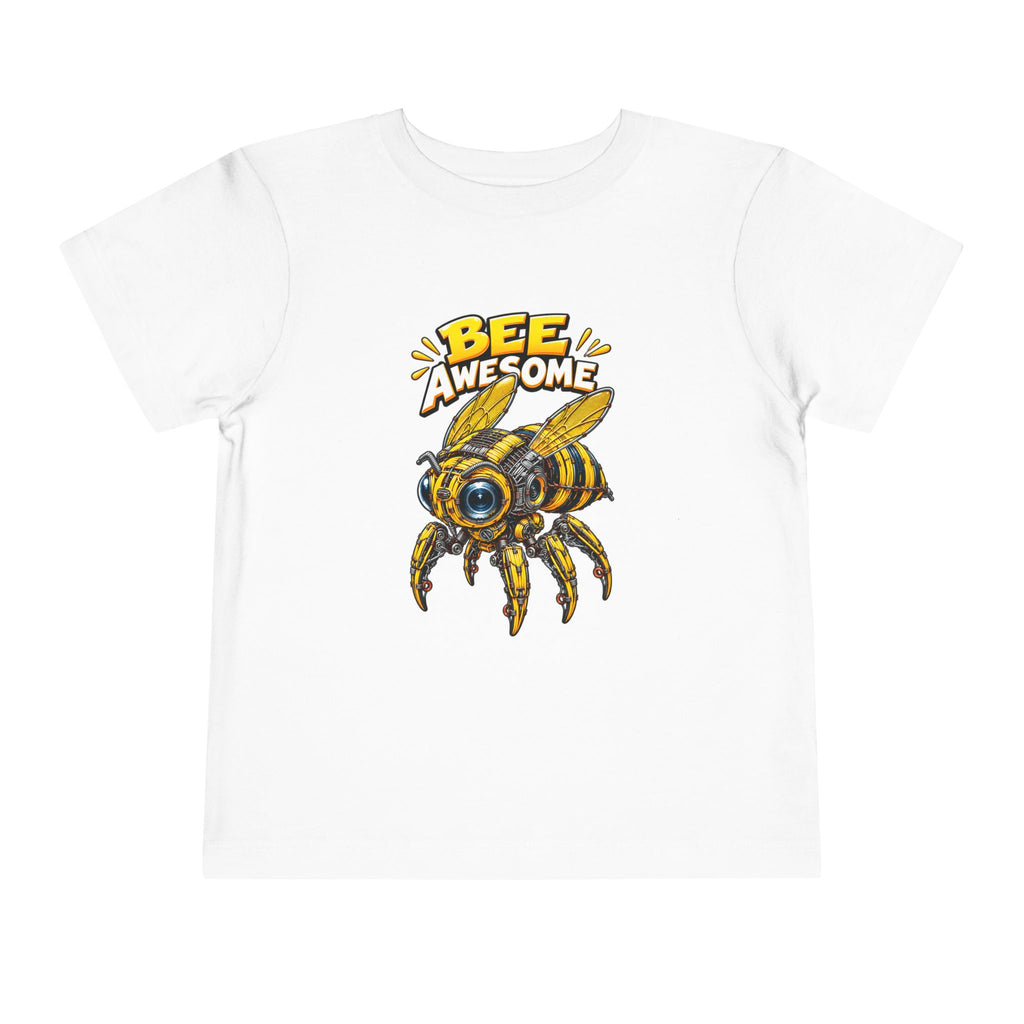 Bee Awesome Toddler Tee — Cute Bumblebee Graphic Kids Shirt
