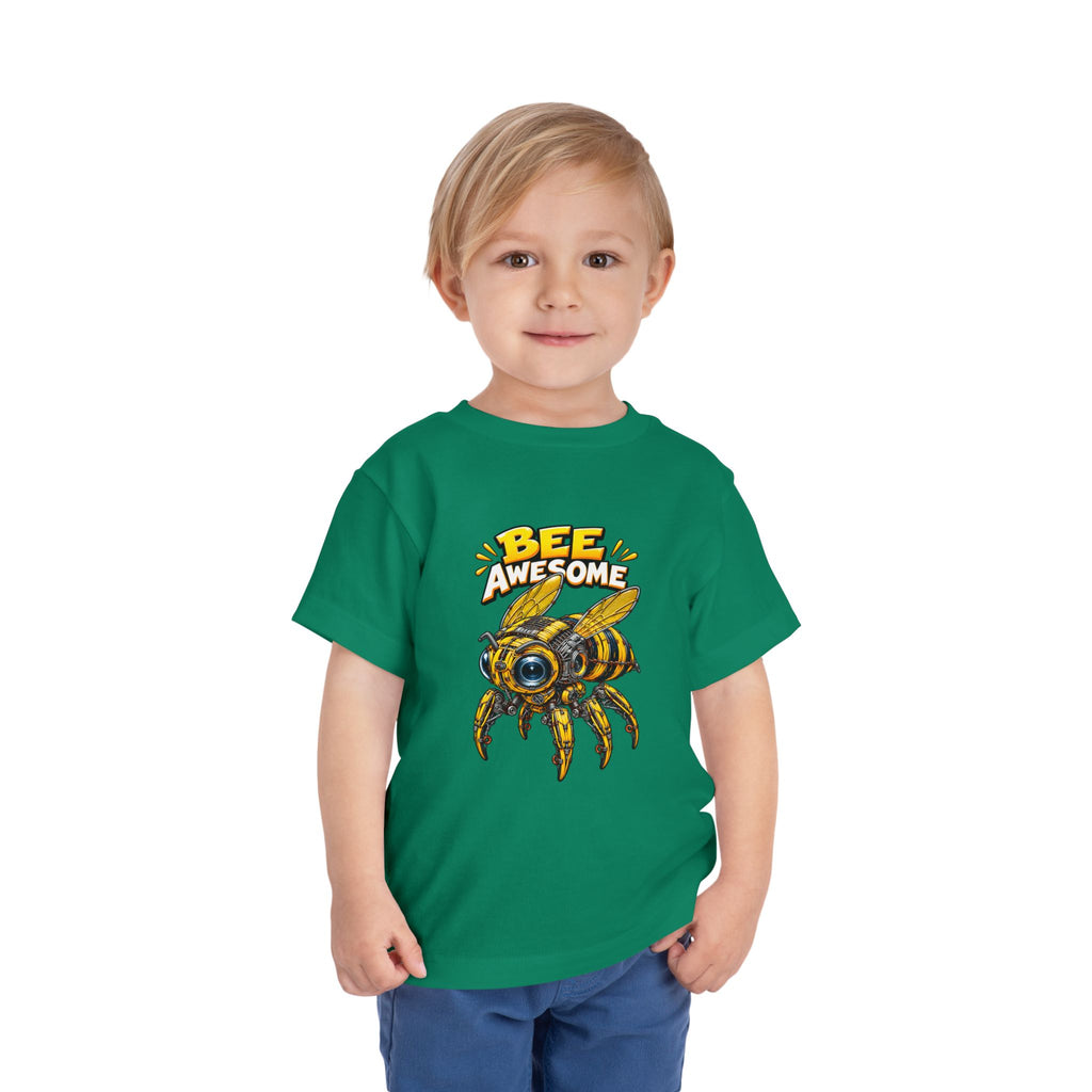 Bee Awesome Toddler Tee — Cute Bumblebee Graphic Kids Shirt