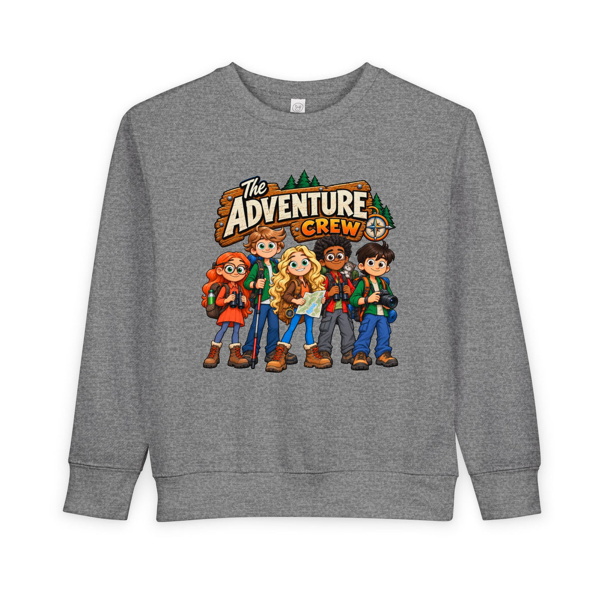 Toddler Sweatshirt — The Adventure Crew Kids Graphic Pullover