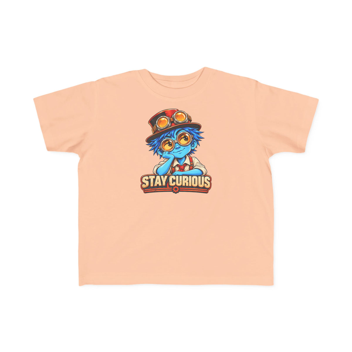 Stay Curious Toddler Tee — Cute Traveler Explorer Kids Shirt