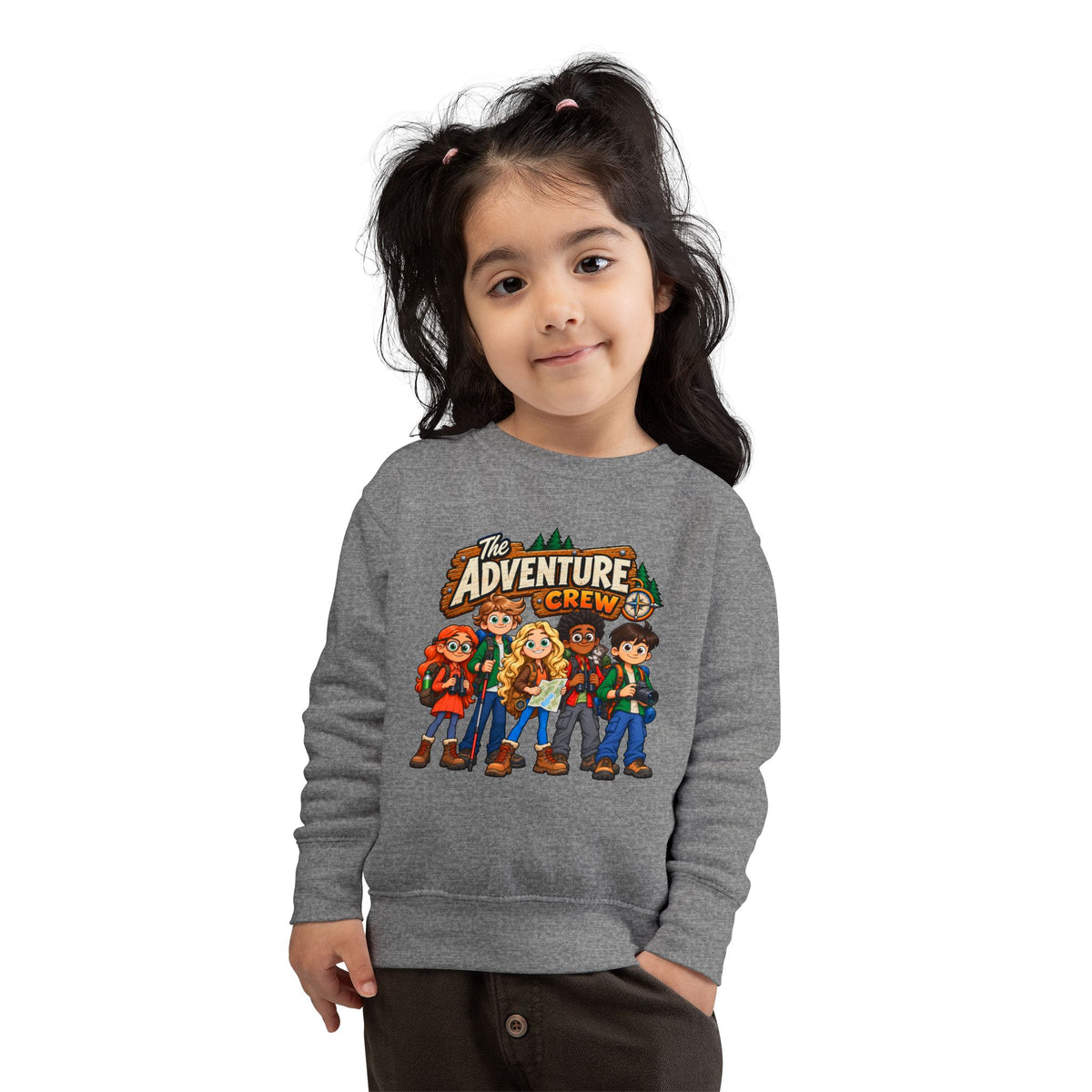 Toddler Sweatshirt — The Adventure Crew Kids Graphic Pullover