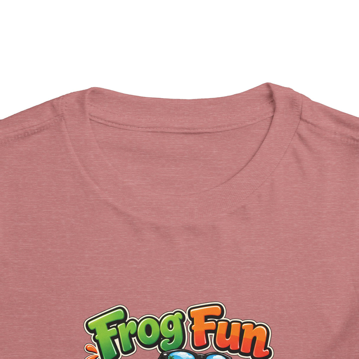 Toddler Tee - 'Frog Fun' Cute Vacation Frog Beach Shirt for Kids
