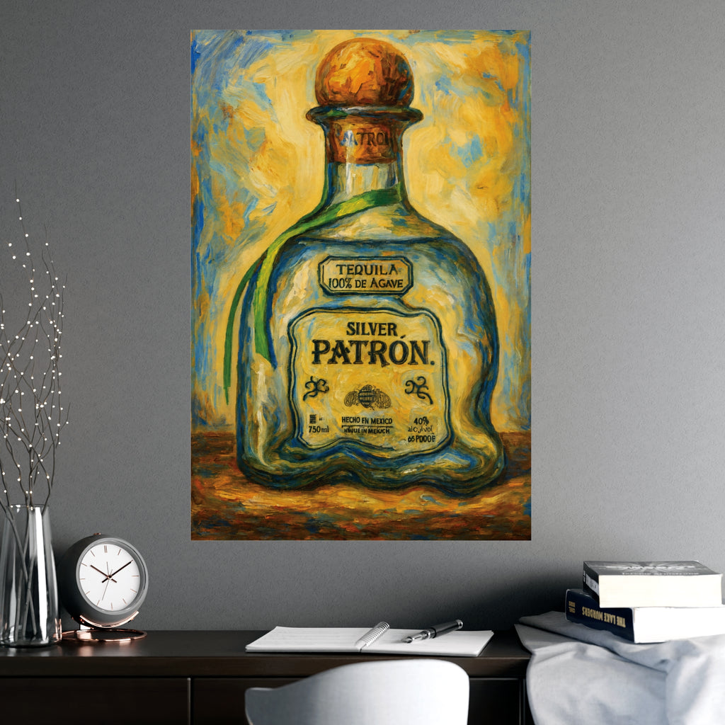 Copy of Blue Chronos Poster — Vintage Steampunk Comic Art Matte Print
