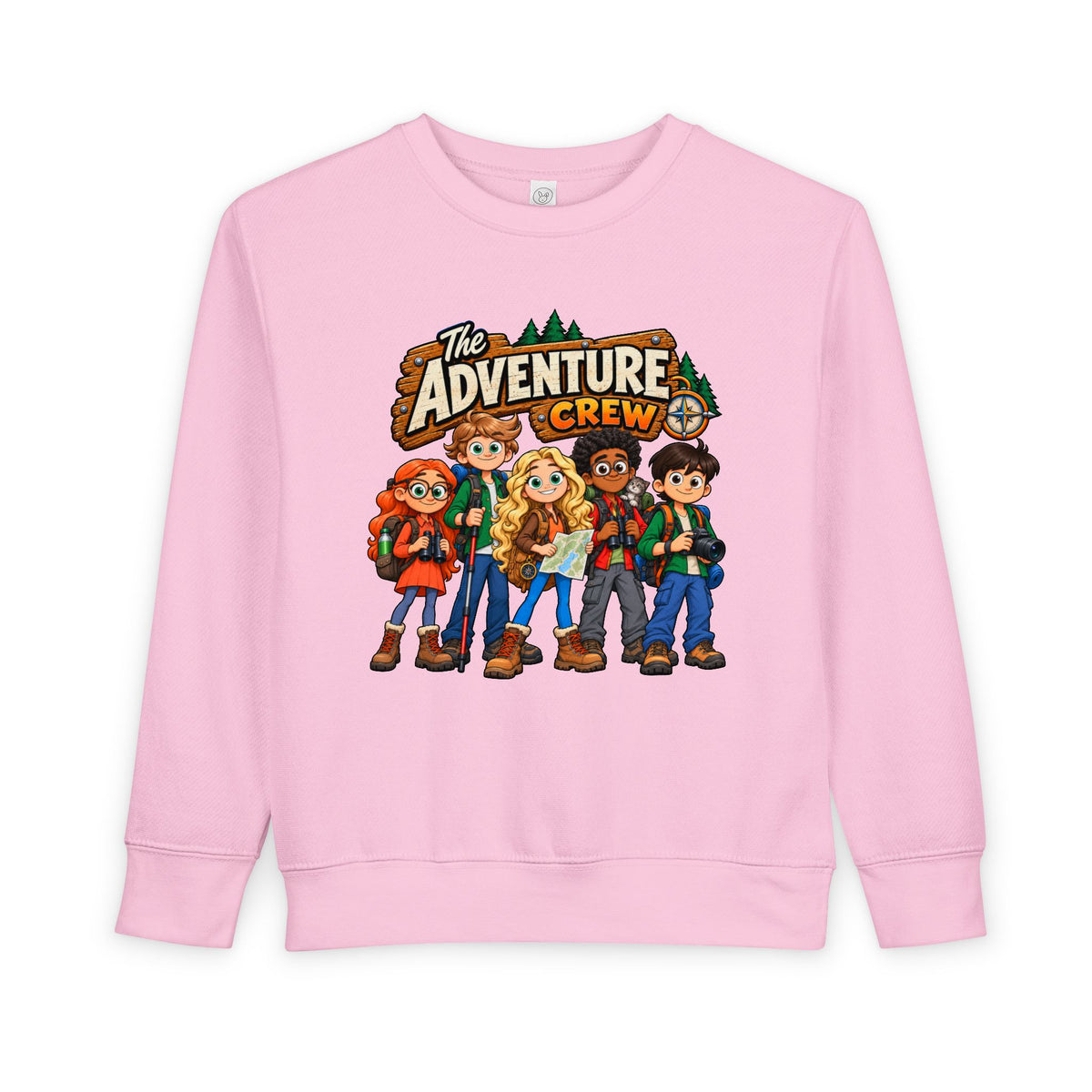 Toddler Sweatshirt — The Adventure Crew Kids Graphic Pullover