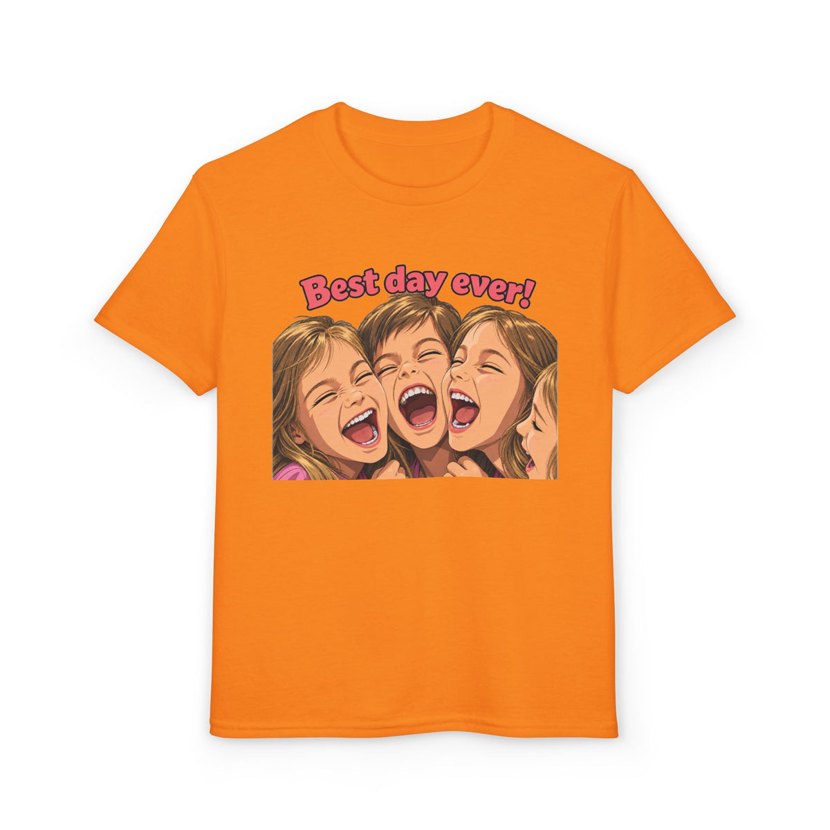 Best Day Ever! | Happy Friends Laughing Cartoon Art