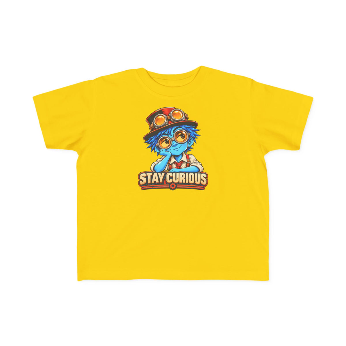 Stay Curious Toddler Tee — Cute Traveler Explorer Kids Shirt