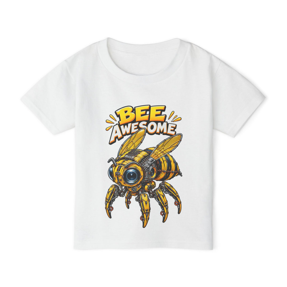Bee Awesome Toddler T-Shirt – Cute Cartoon Bee Graphic for Kids