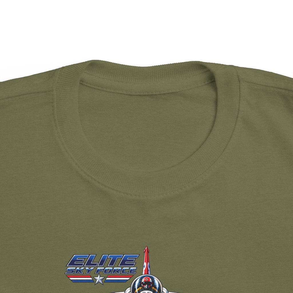 Toddler Jet Plane Tee — "Blue Angels" Fighter Jet Graphic Kids Shirt