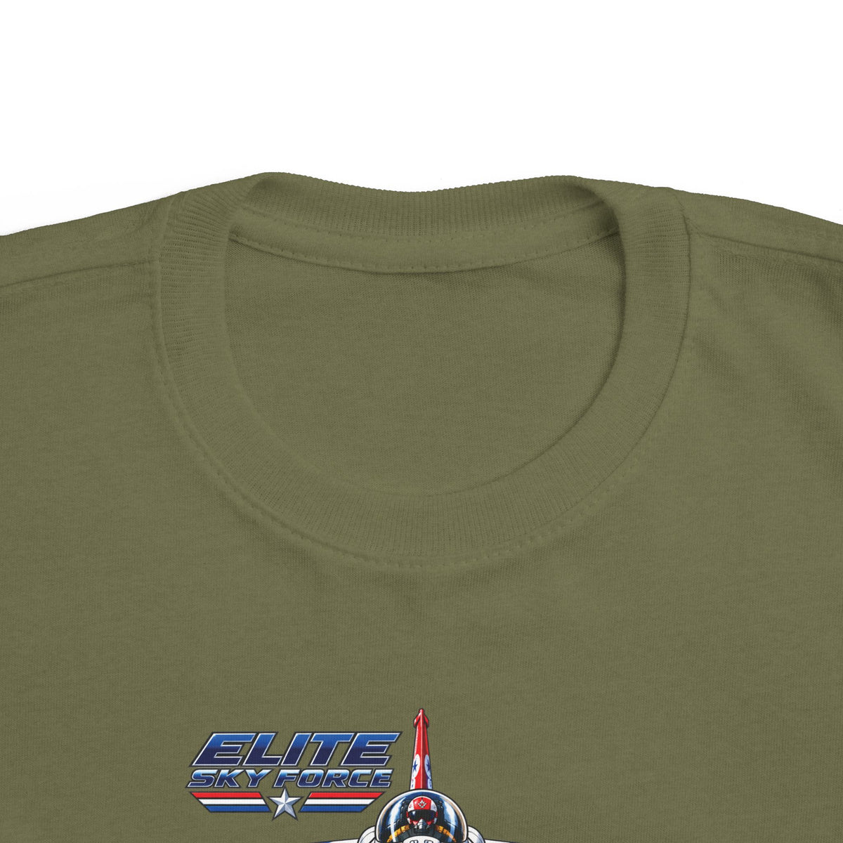 Toddler Jet Plane Tee — "Blue Angels" Fighter Jet Graphic Kids Shirt