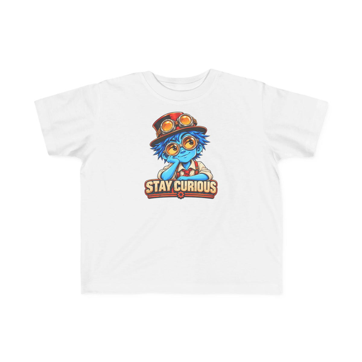 Stay Curious Toddler Tee — Cute Traveler Explorer Kids Shirt