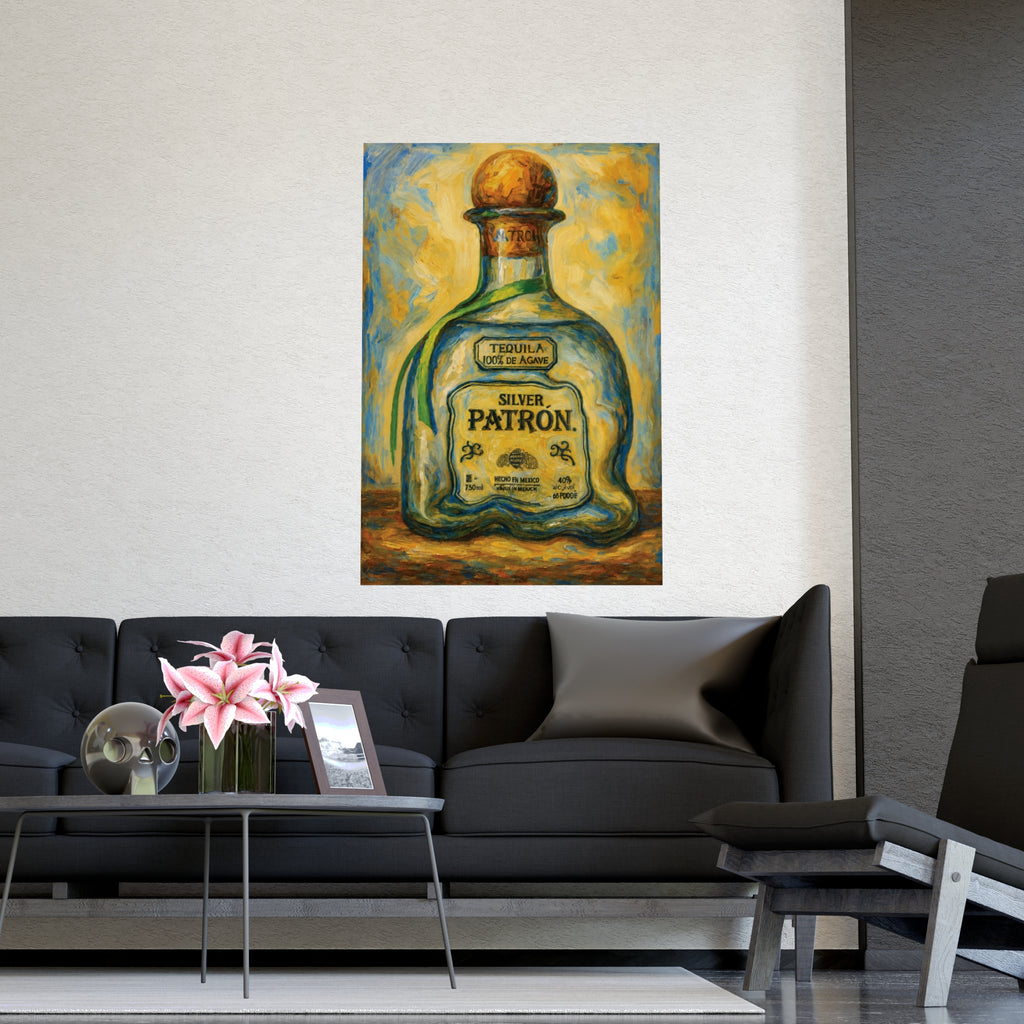 Copy of Blue Chronos Poster — Vintage Steampunk Comic Art Matte Print