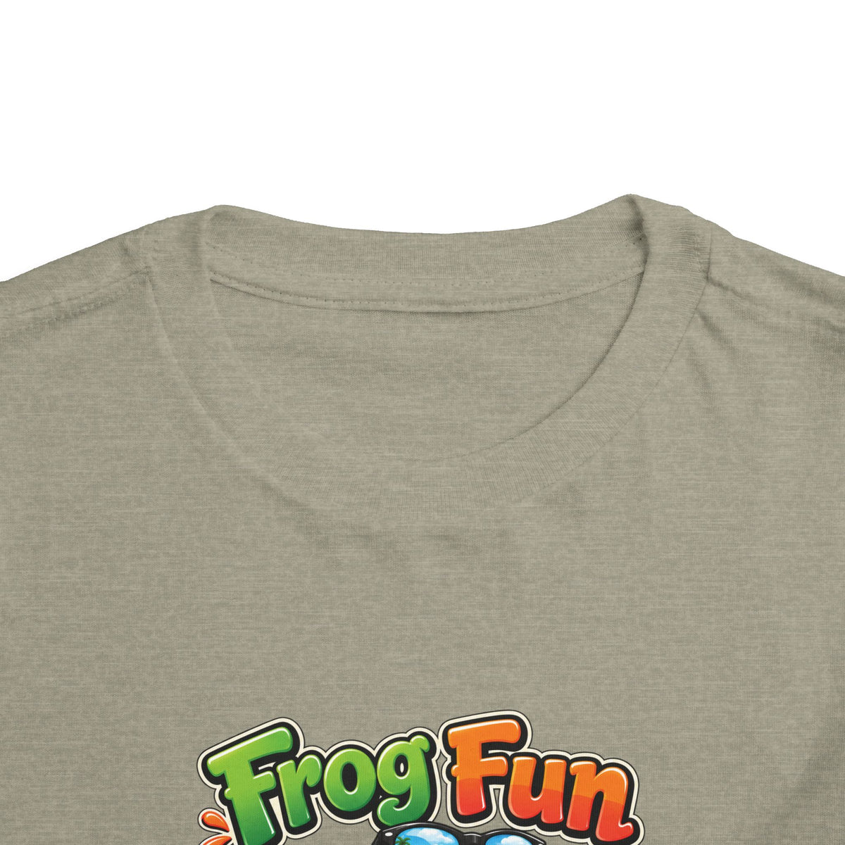 Toddler Tee - 'Frog Fun' Cute Vacation Frog Beach Shirt for Kids