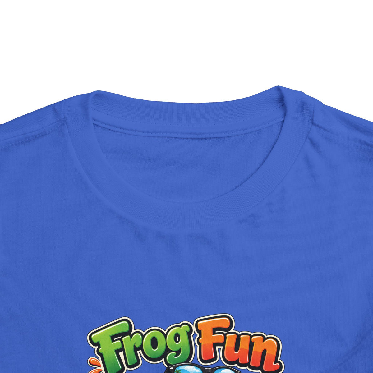 Toddler Tee - 'Frog Fun' Cute Vacation Frog Beach Shirt for Kids