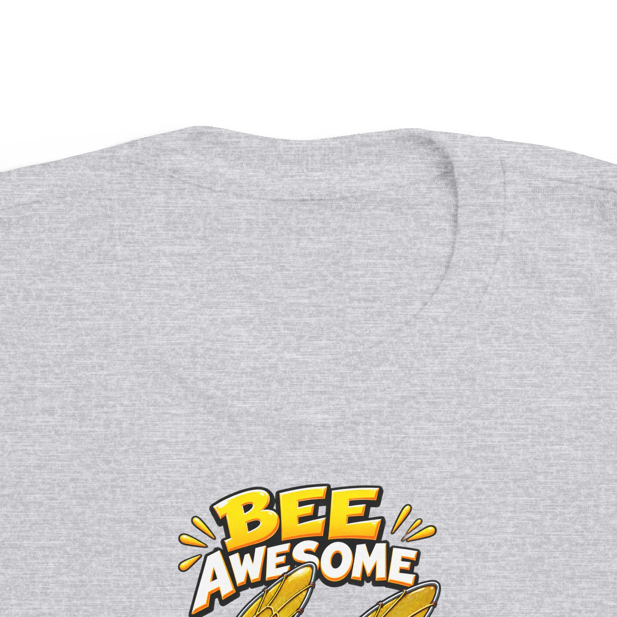 Kids Tee — "Bee Awesome" Cartoon Bumblebee Toddlers' T‑Shirt