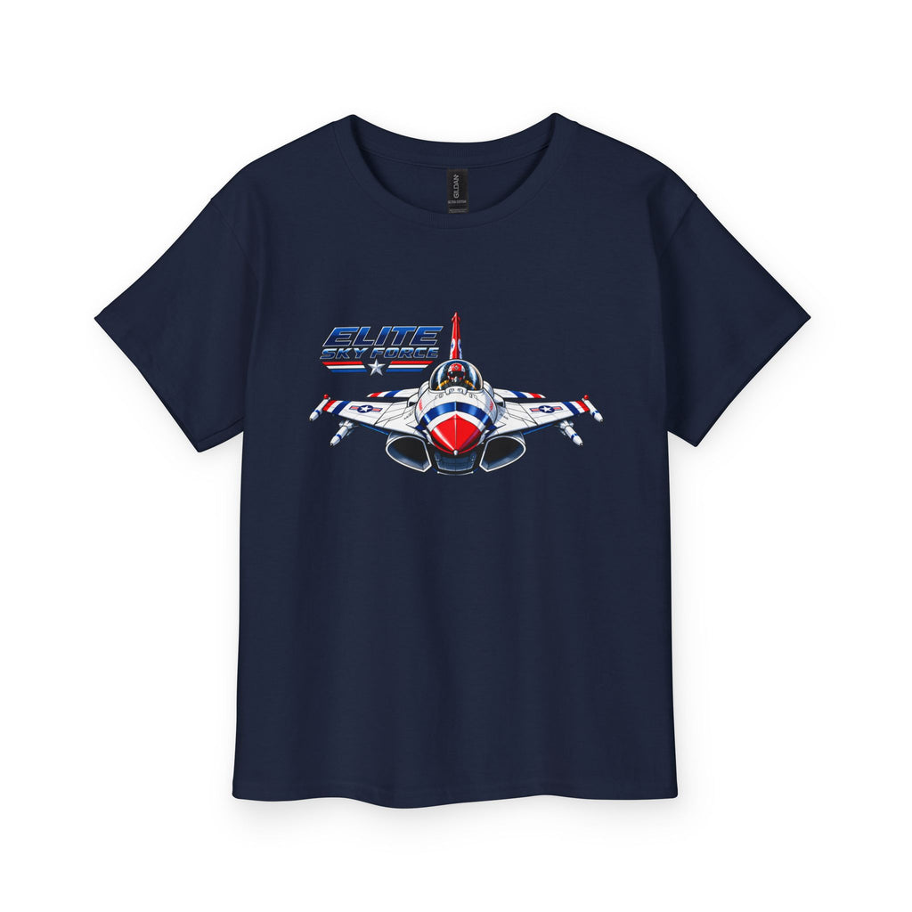 Youth Jet Fighter T‑Shirt — Airshow Plane Graphic Tee
