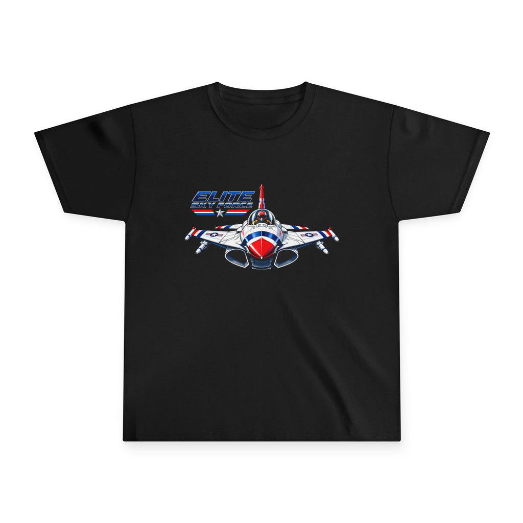 Youth Jet Fighter T‑Shirt — Airshow Plane Graphic Tee