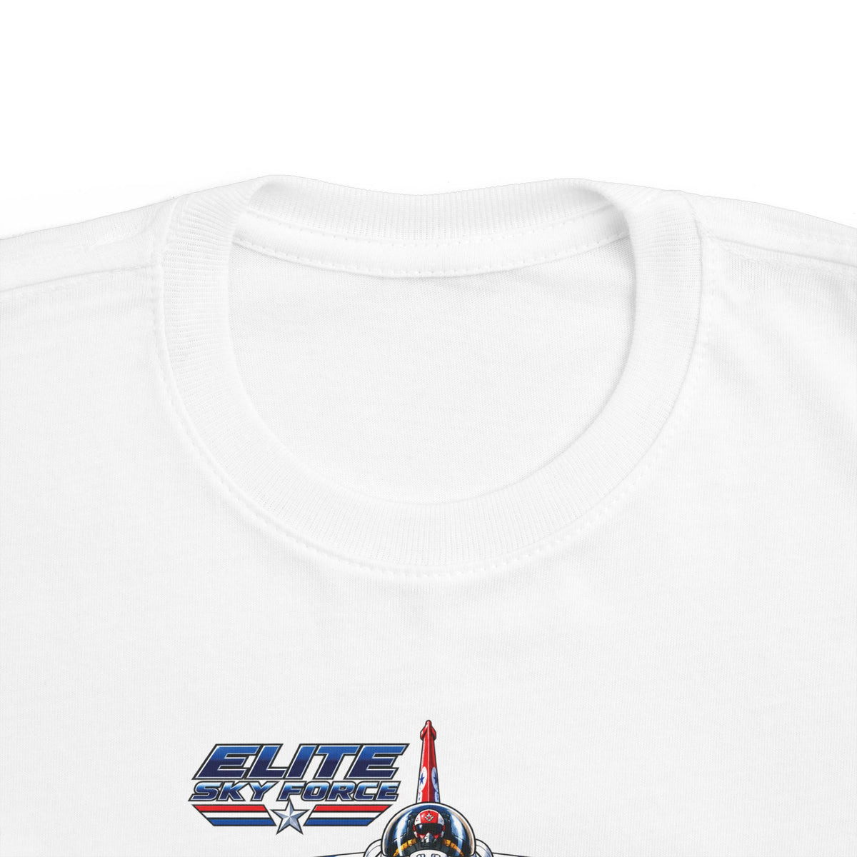 Toddler Jet Plane Tee — "Blue Angels" Fighter Jet Graphic Kids Shirt