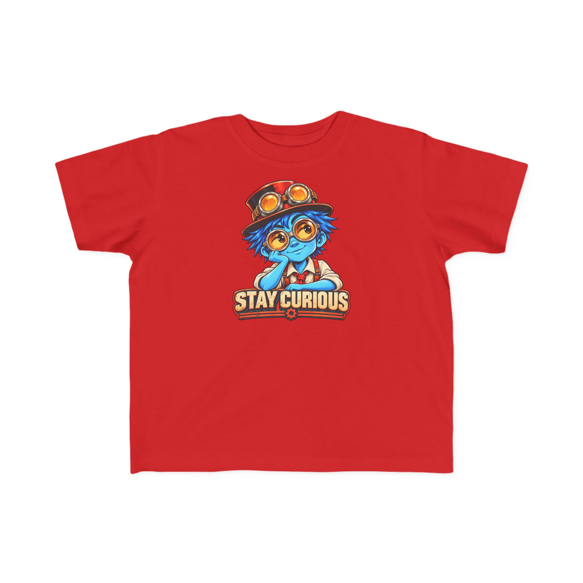 Stay Curious Toddler Tee — Cute Traveler Explorer Kids Shirt