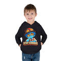 Toddler Hoodie — "Stay Curious" Blue Explorer Pullover