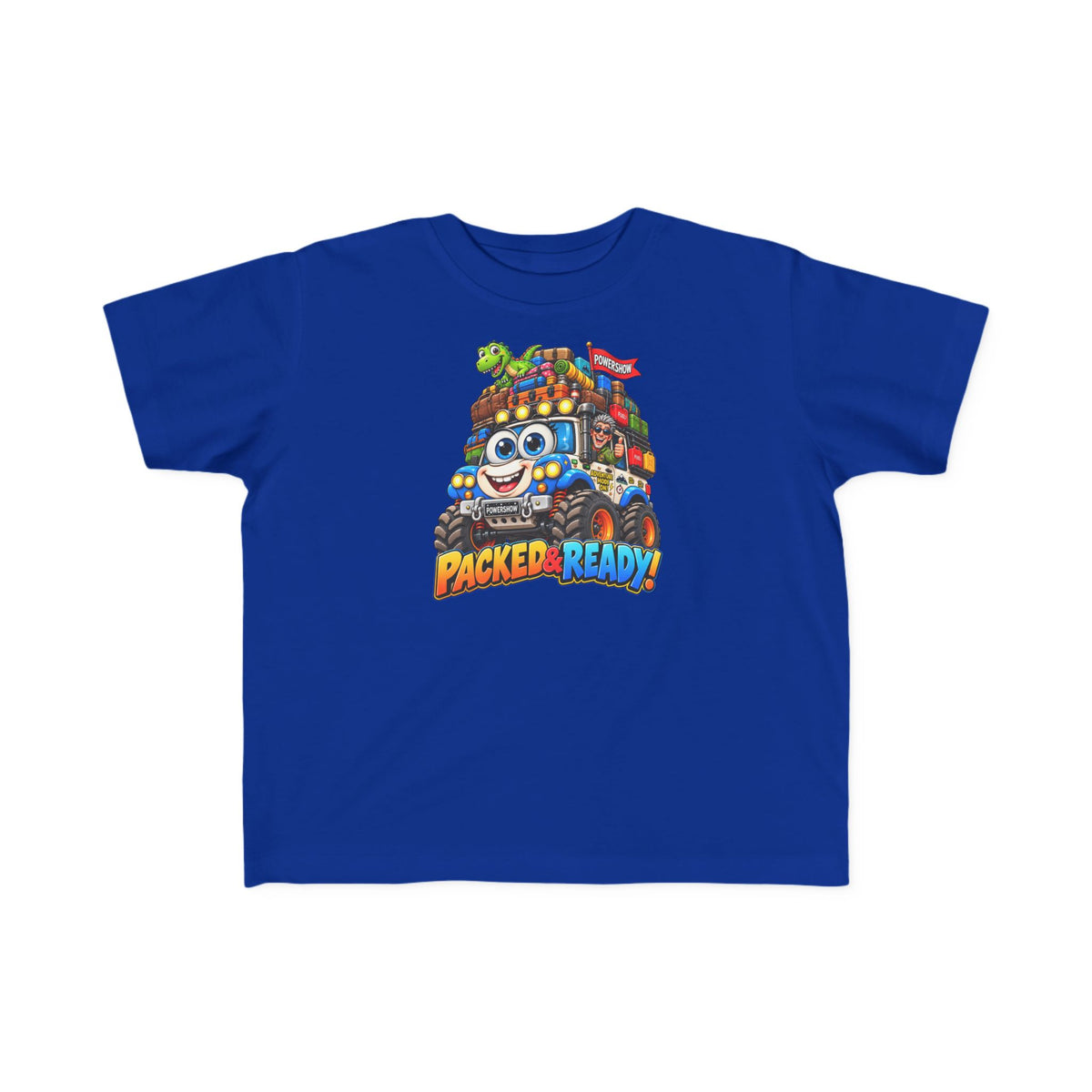 Packed & Ready! Toddler Adventure T-Shirt – Cute Off-Road Truck & Dinosaur Tee