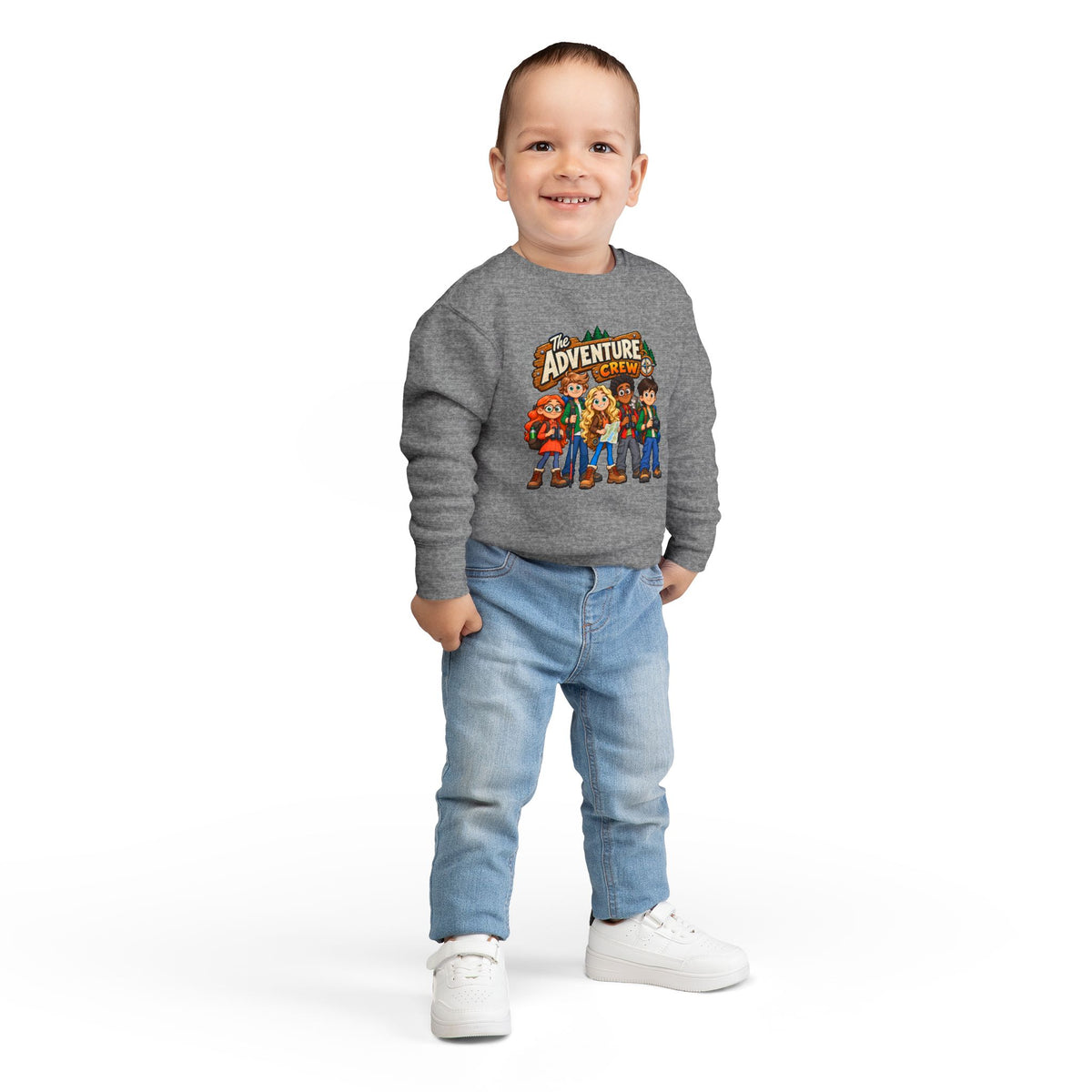 Toddler Sweatshirt — The Adventure Crew Kids Graphic Pullover