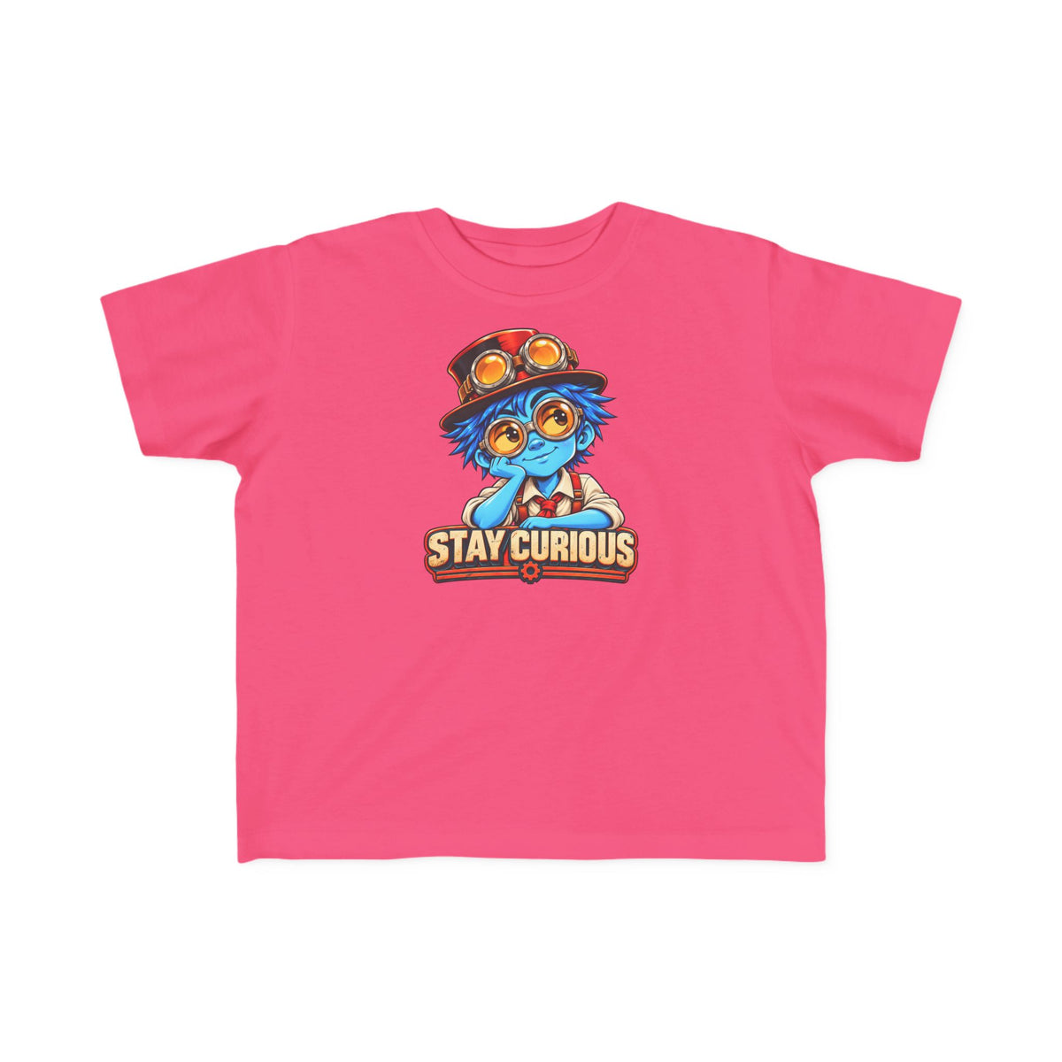 Stay Curious Toddler Tee — Cute Traveler Explorer Kids Shirt