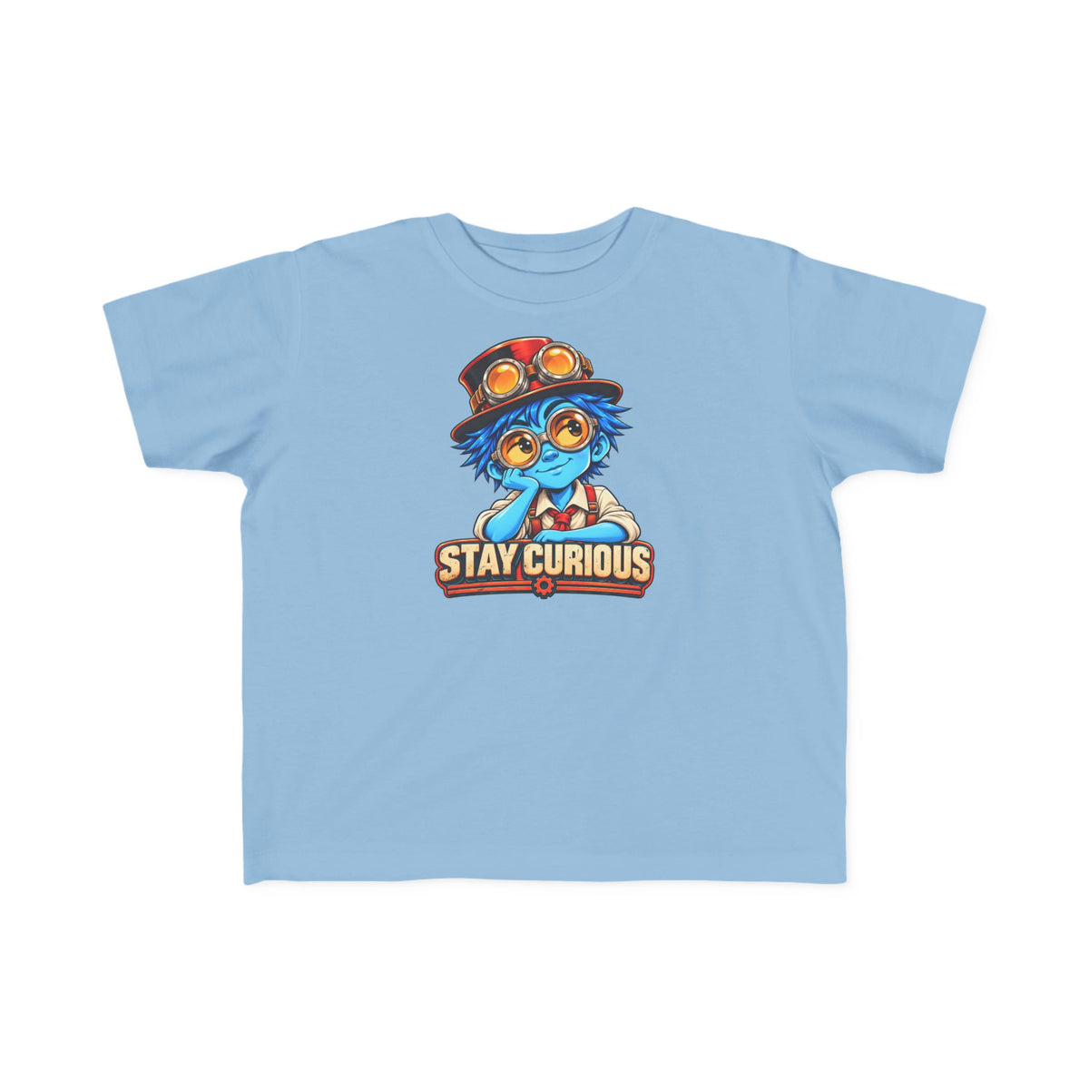 Stay Curious Toddler Tee — Cute Traveler Explorer Kids Shirt