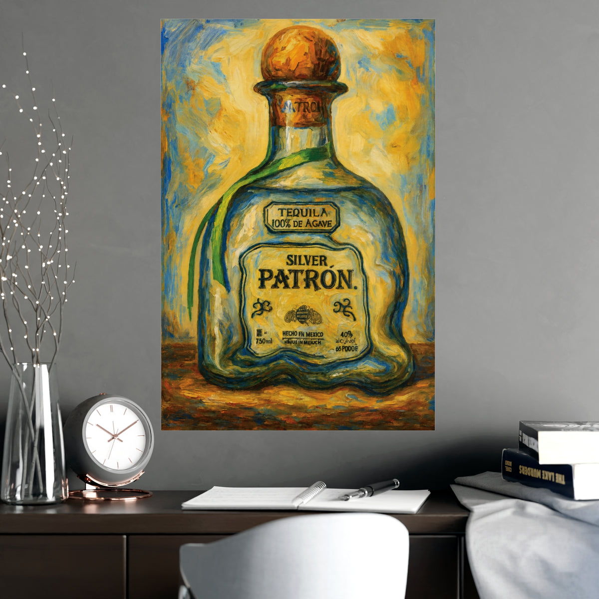Copy of Blue Chronos Poster — Vintage Steampunk Comic Art Matte Print