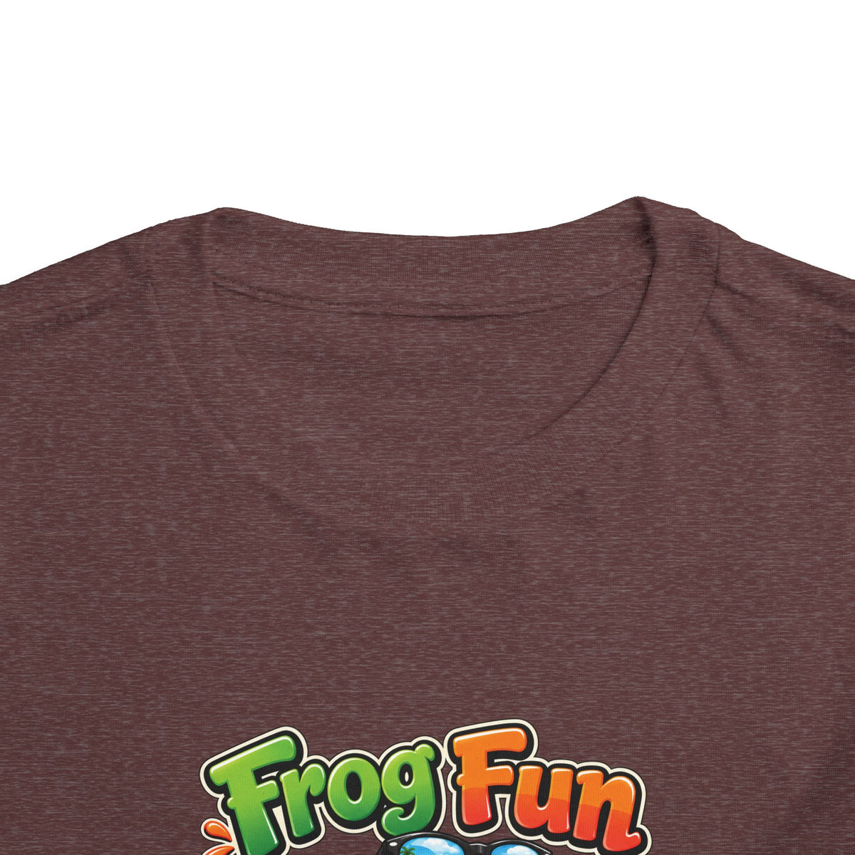Toddler Tee - 'Frog Fun' Cute Vacation Frog Beach Shirt for Kids