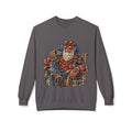 Cool Dude Enjoying Coffee Midweight Softstyle Fleece Crewneck Sweatshirt
