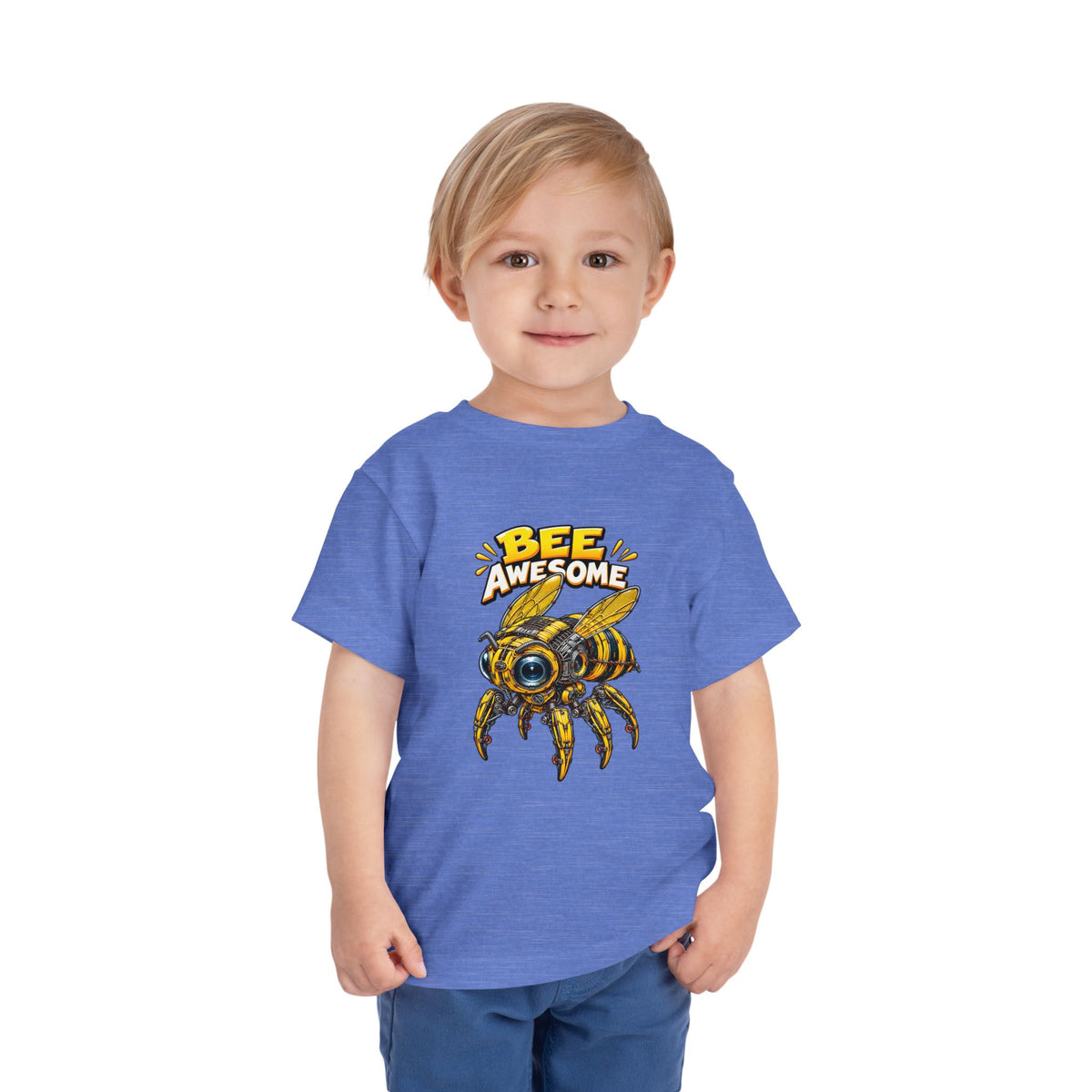 Bee Awesome Toddler Tee — Cute Bumblebee Graphic Kids Shirt