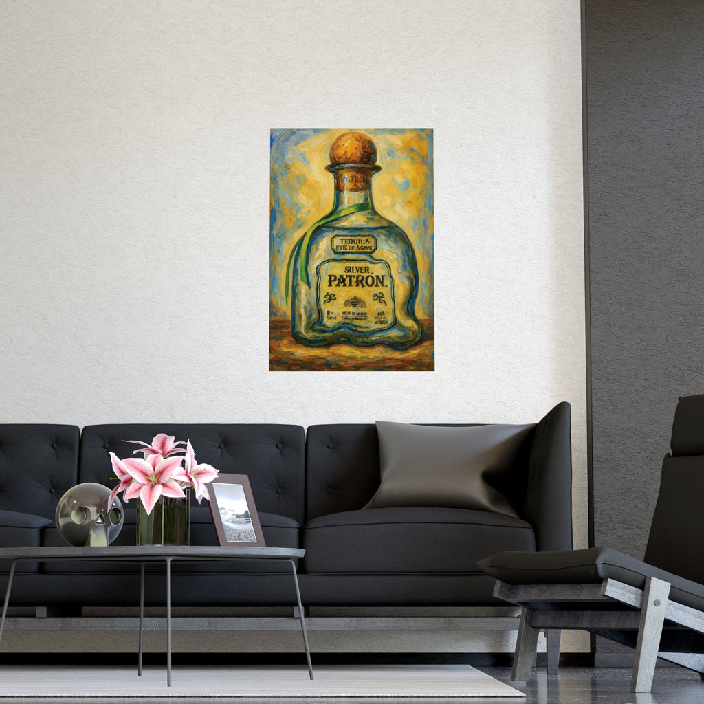 Copy of Blue Chronos Poster — Vintage Steampunk Comic Art Matte Print