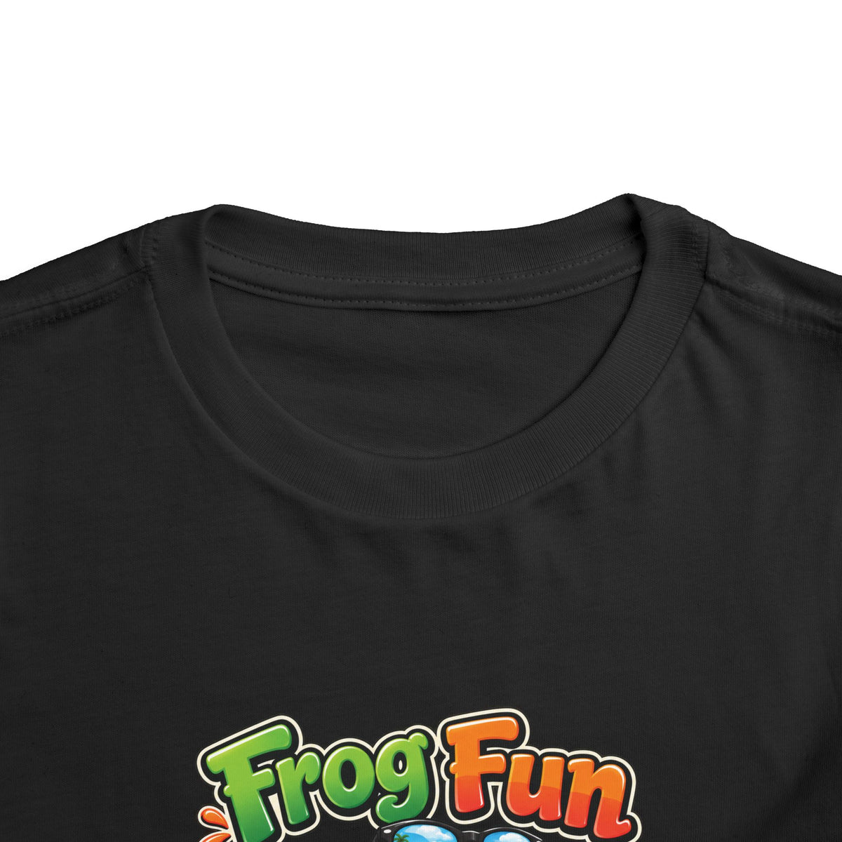 Toddler Tee - 'Frog Fun' Cute Vacation Frog Beach Shirt for Kids