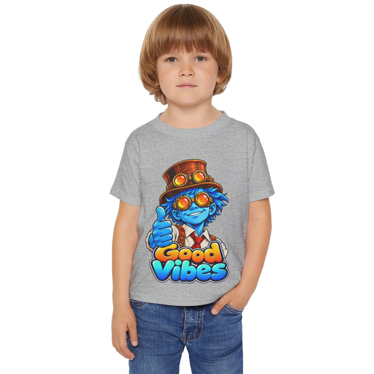 Good Vibes – Stay Curious Little Explorer Graphic Tee