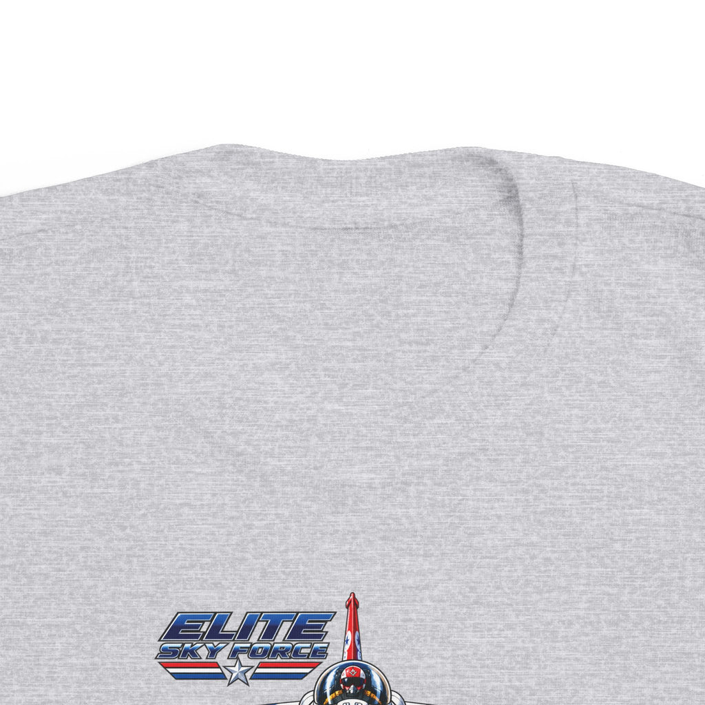 Toddler Jet Plane Tee — "Blue Angels" Fighter Jet Graphic Kids Shirt