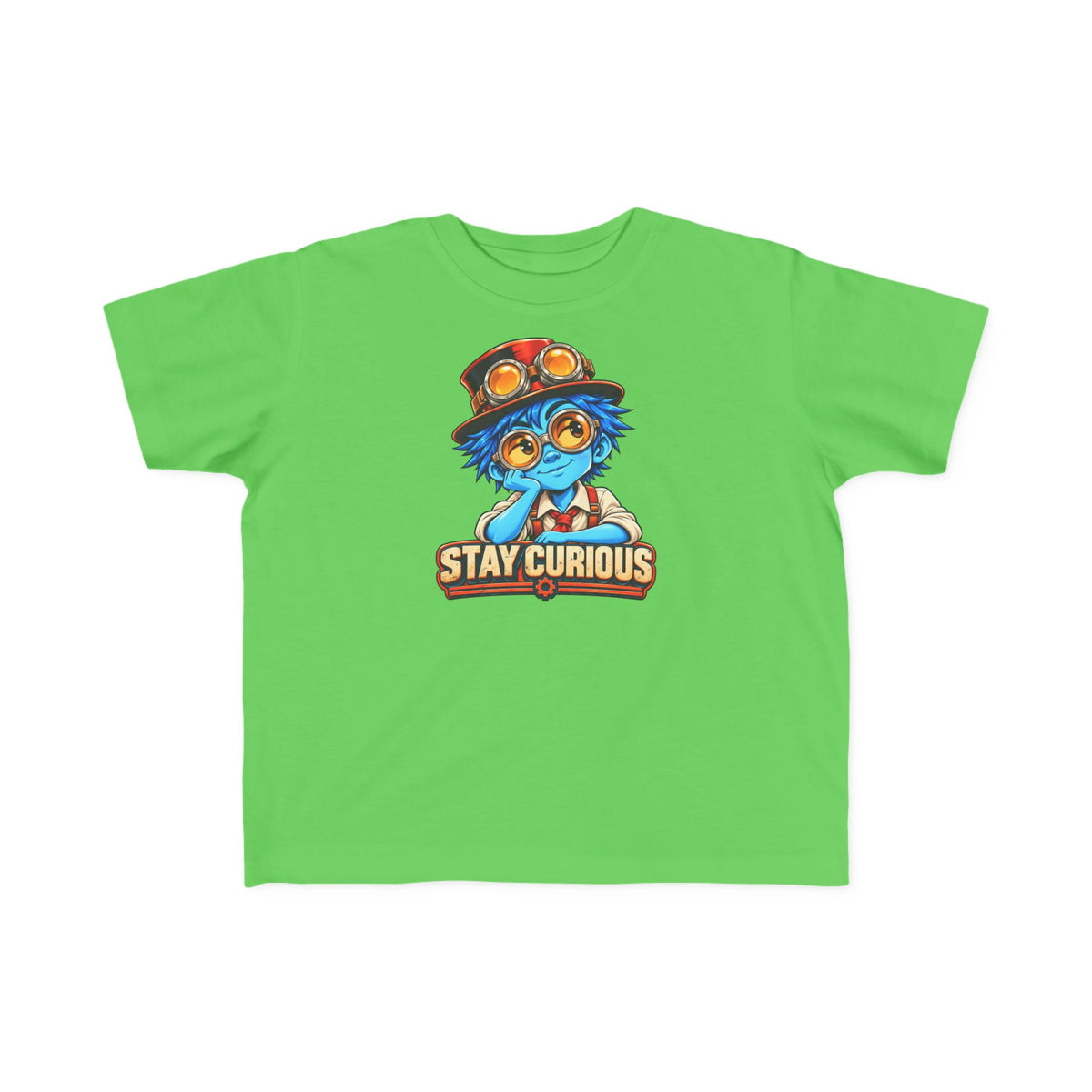 Stay Curious Toddler Tee — Cute Traveler Explorer Kids Shirt