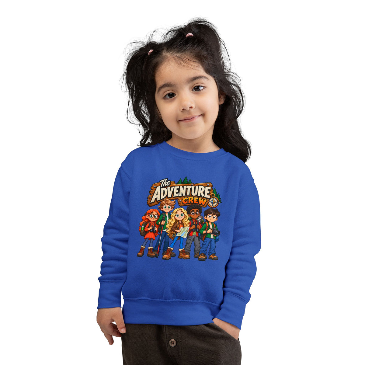 Toddler Sweatshirt — The Adventure Crew Kids Graphic Pullover