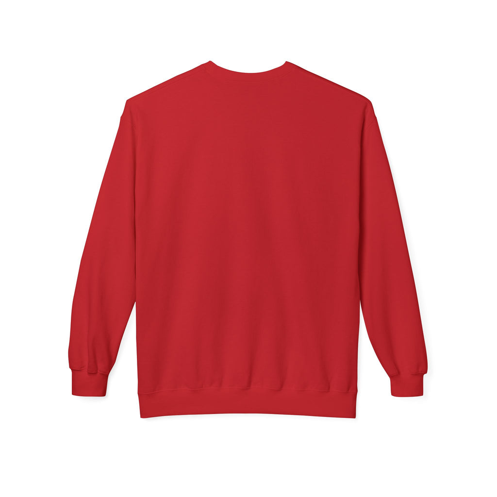 Cool Dude Enjoying Coffee Midweight Softstyle Fleece Crewneck Sweatshirt