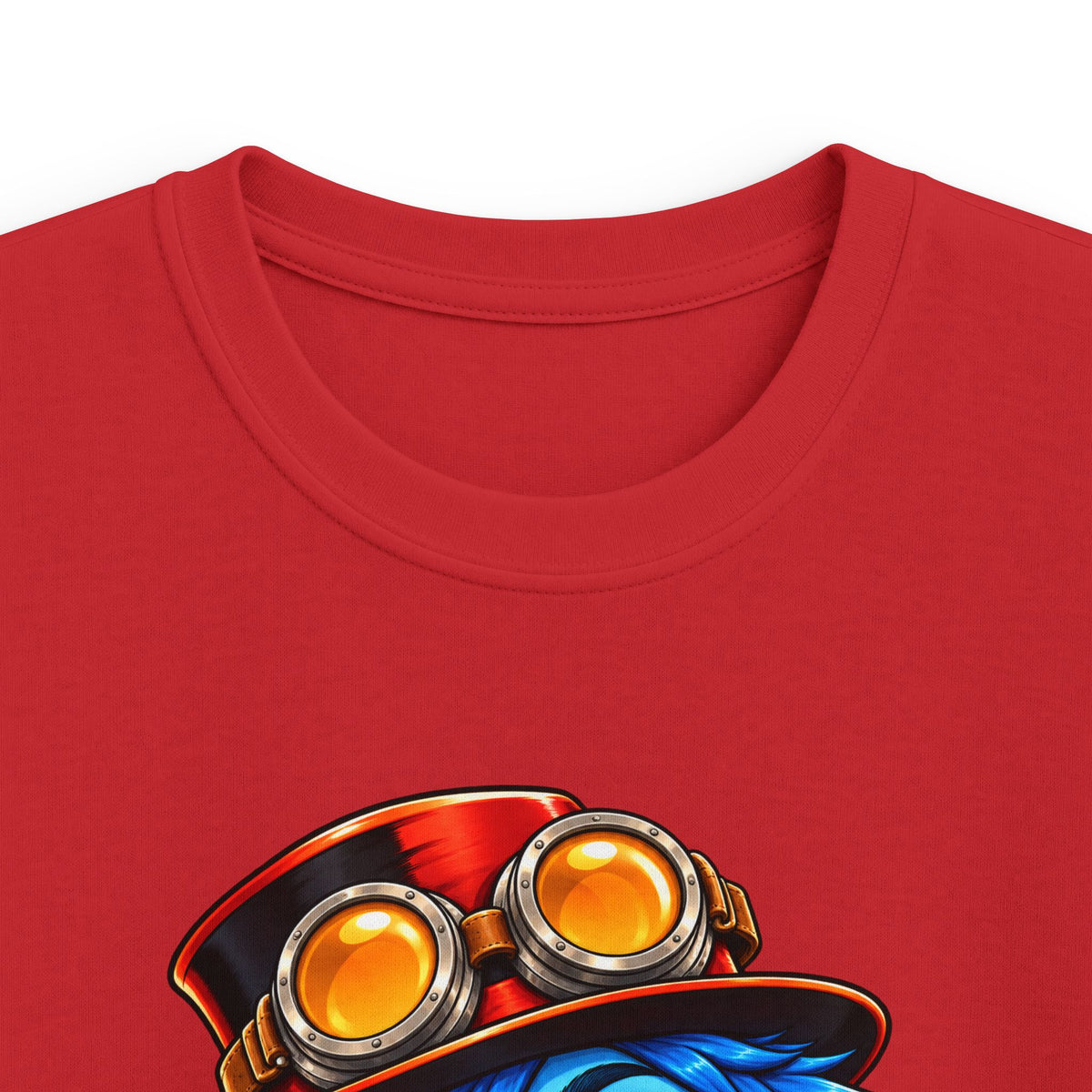 Kids Tee — "Stay Curious" Steampunk Explorer Graphic