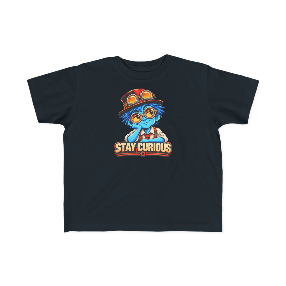 Stay Curious Toddler Tee — Cute Traveler Explorer Kids Shirt