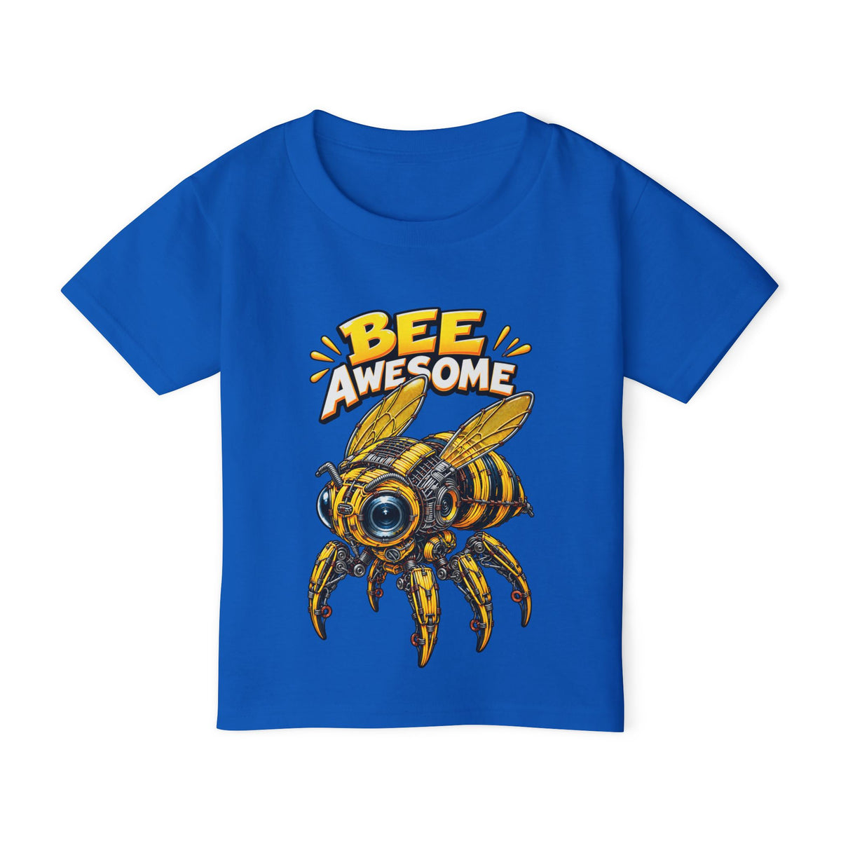Bee Awesome Toddler T-Shirt – Cute Cartoon Bee Graphic for Kids
