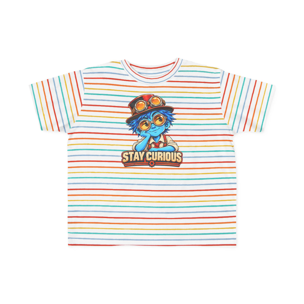 Stay Curious Toddler Tee — Cute Traveler Explorer Kids Shirt