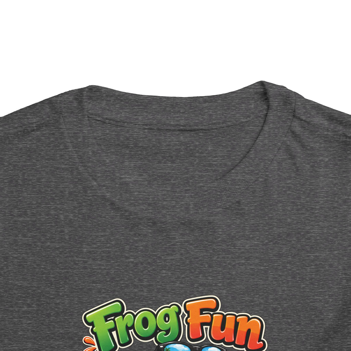 Toddler Tee - 'Frog Fun' Cute Vacation Frog Beach Shirt for Kids