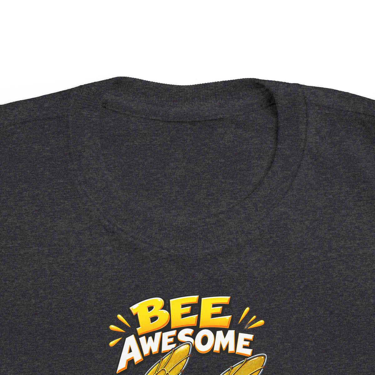 Kids Tee — "Bee Awesome" Cartoon Bumblebee Toddlers' T‑Shirt