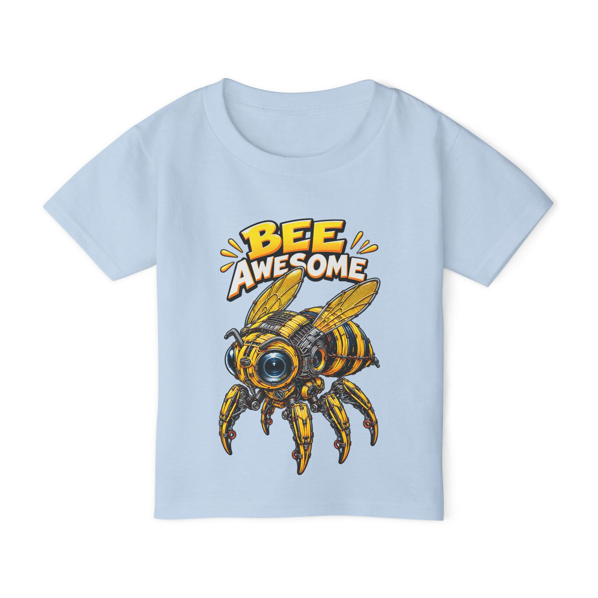 Bee Awesome Toddler T-Shirt – Cute Cartoon Bee Graphic for Kids