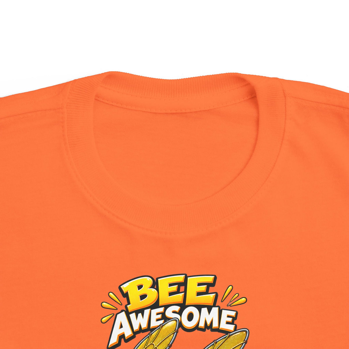 Kids Tee — "Bee Awesome" Cartoon Bumblebee Toddlers' T‑Shirt