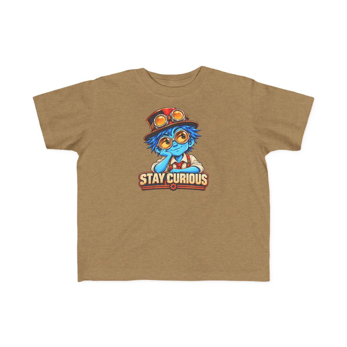 Stay Curious Toddler Tee — Cute Traveler Explorer Kids Shirt